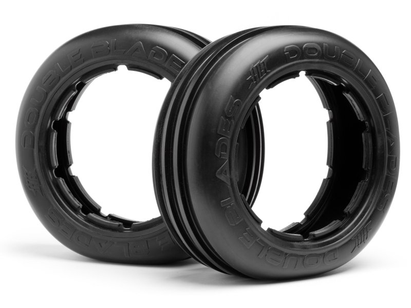 HPI HB Double Blades Reifen ( St./Weiss/Medium/Baja 5B) 67966