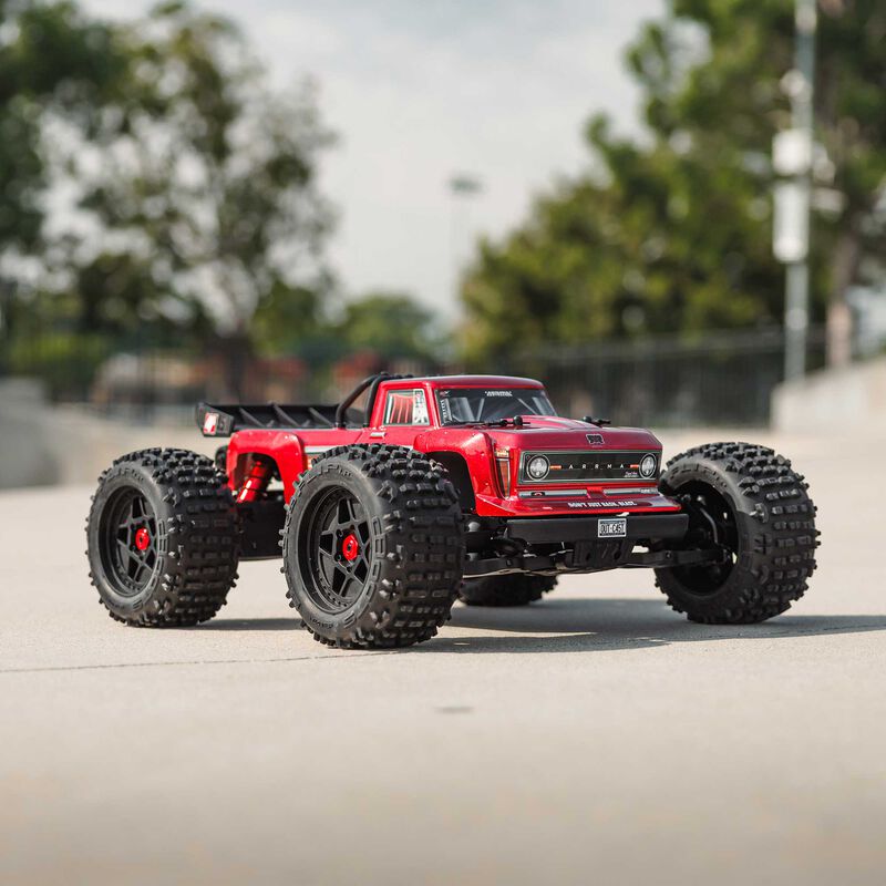 ARRMA 1/10 OUTCAST 4X4 4S V2 BLX Stunt Truck RTR, Red ARA4410V2T4