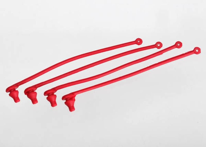 Traxxas Karo-Clip Halter rot (4) 5752