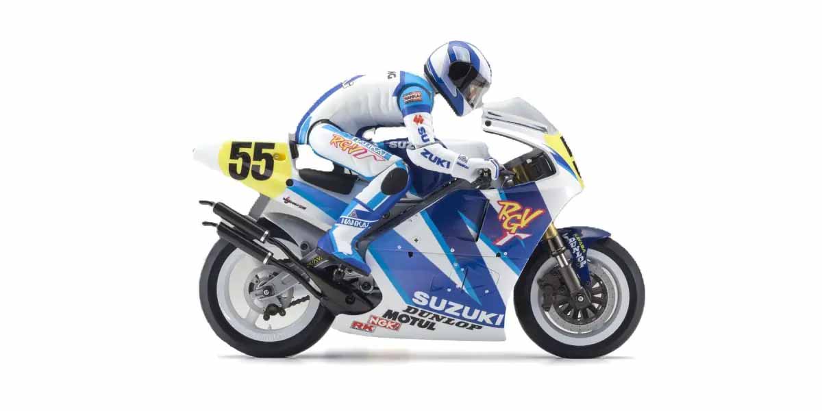 Kyosho Motorrad Hanging On Racer S.R.T. Suzuki RGV 1992 1:8 Kit 34935T1B - Abbildung 3