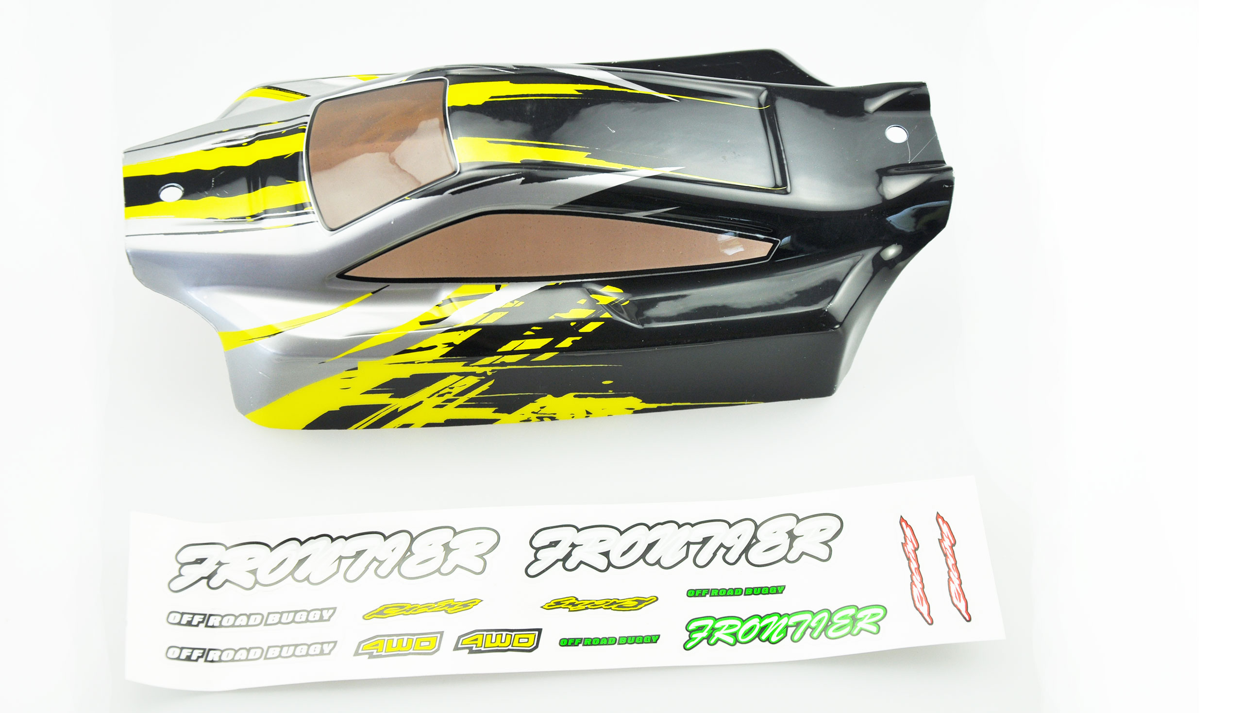 Amewi HBX ONE TEN Off Road Buggy Body (Yellow) 81211RU