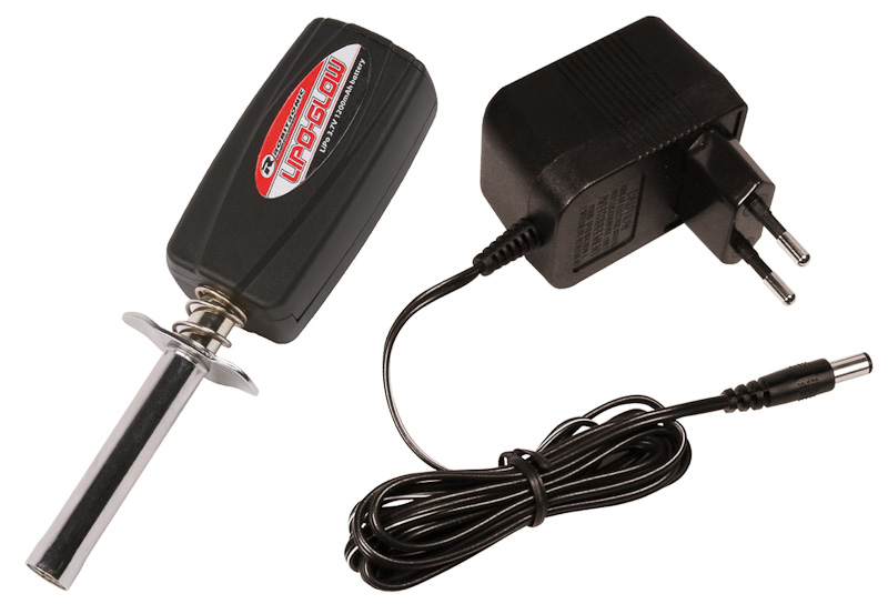 Robitronic R06110 LiPo Glühkerzenstarter mit Ladegerät 1200mAh