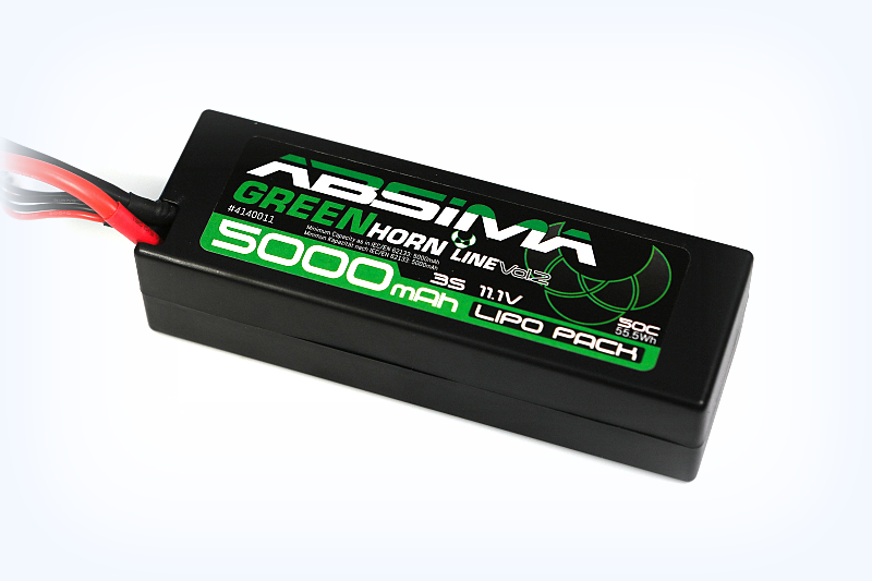Absima Greenhorn LiPo Stick Pack 11.1V 45C 5000 Hardcase (XT60) 4140014
