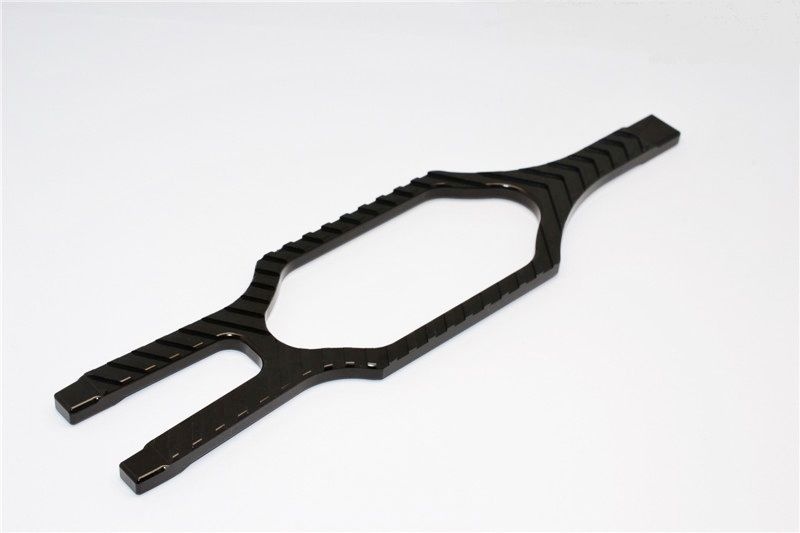 GPM Alu Akkuhalter schwarz Traxxas Slash 4x4 LCG, Stampede 4x4