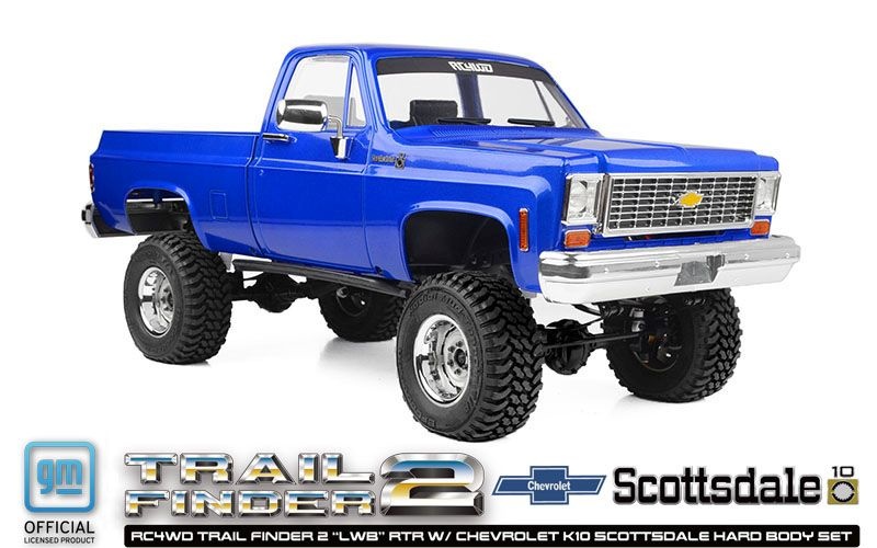 RC4WD Trail Finder 2 LWB RTR mit Chevrolet K10 Scottsdale Karo Z-RTR0062