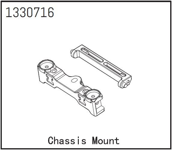 Absima Karosseriehalter Set v/h - BronX 1330716