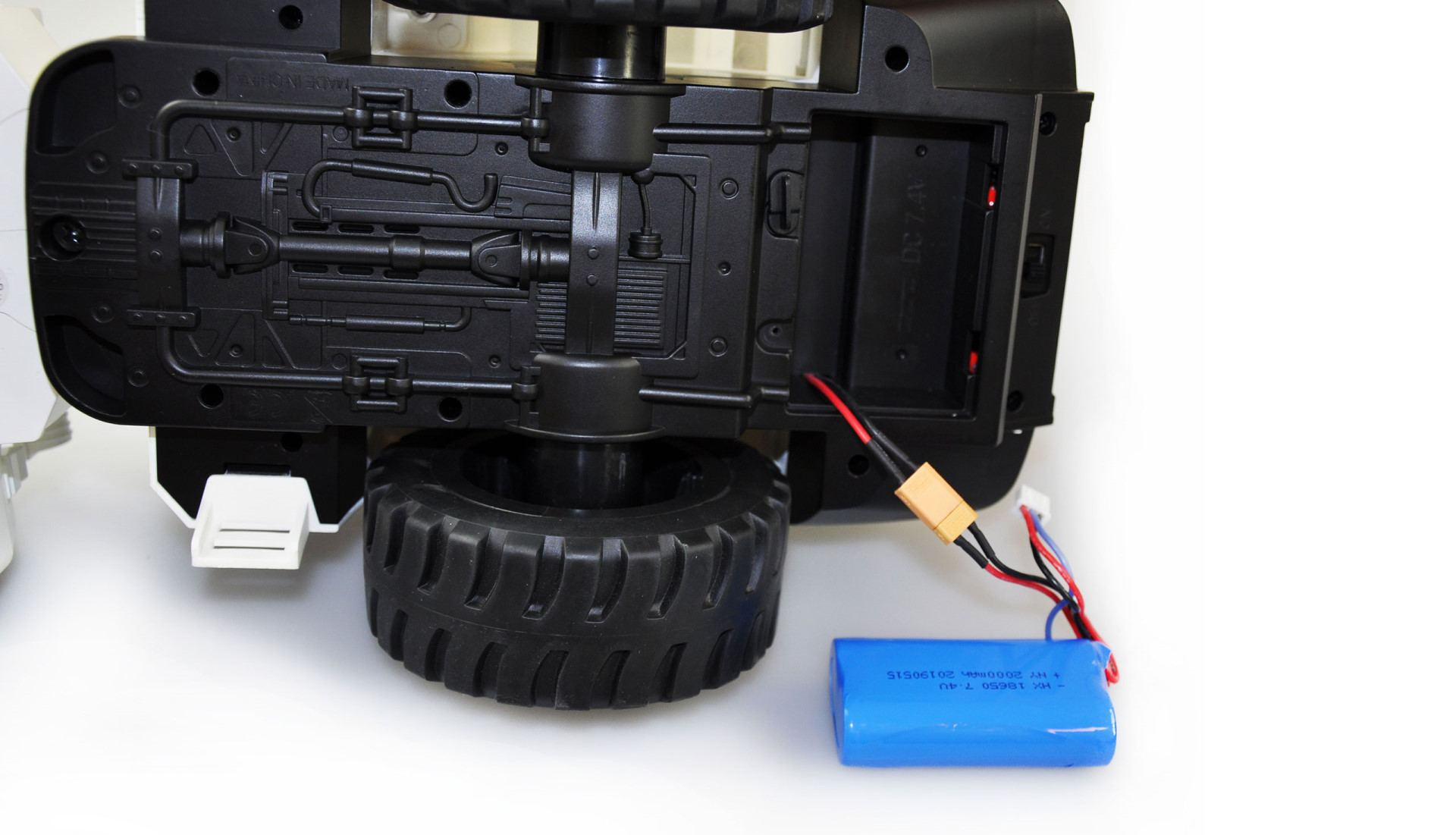 Amewi Radlader G485E AE weiß 1:14, Teilmetall RTR, Sound, Licht, 10-Kanal 22535 - Abbildung 6