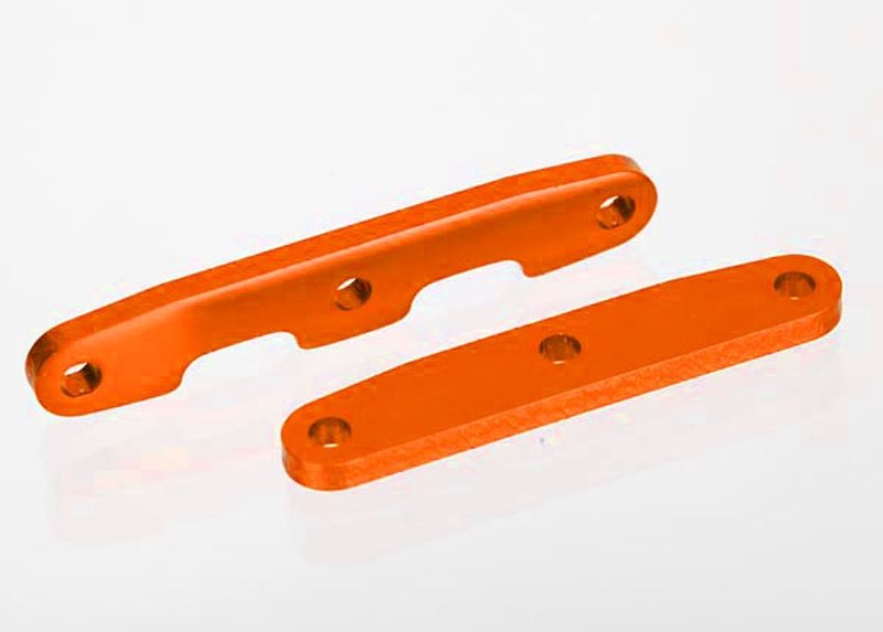 Traxxas Querlenkerhalter Aluminium orange v/h 4x4&VXL Rustler, Slash, Stampede, Hoss, Rally 6823-ORNG