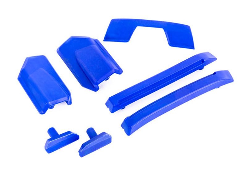 Traxxas Karo-Verstärkungs-Set blau / Dach-Skid-Pads (für #9511 Karo) 9510X - Abbildung 1