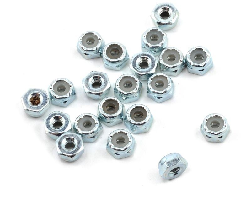ProTek RC 4-40 High Strength Standard ZP-Stahl Stoppmutter (20)  PTK-H-5601