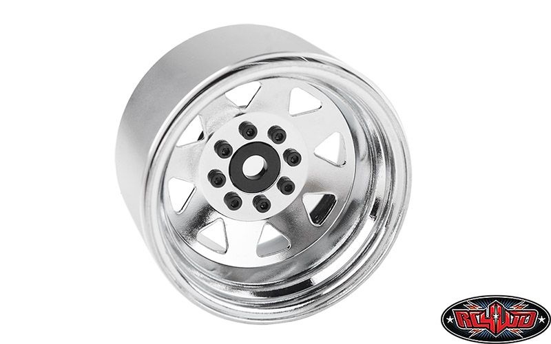 RC4WD 8 Lug Deep Dish Wagon 1.9 Steel Stamped BL-Felgen chrom (4) Z-W0079