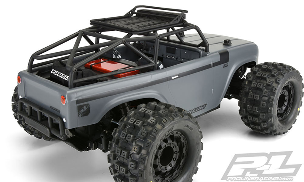 ProLine Ambush Clear Body with Ridge-Line Trail Cage for PRO-MT 4x4 & Stampede 4x4 3504-00
