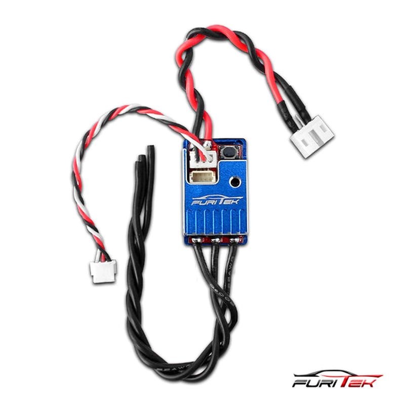 FURITEK Momentum Regler V2 20/40A sensorlos mit Alugehäuse blau für Mini-Z FUR-2167