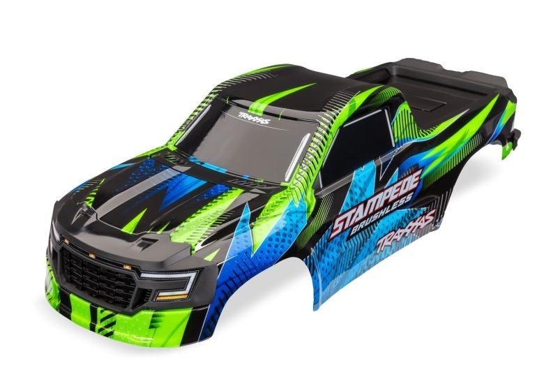 Traxxas Karo grün Clipless Stampede 2WD VX3 13611-GRN