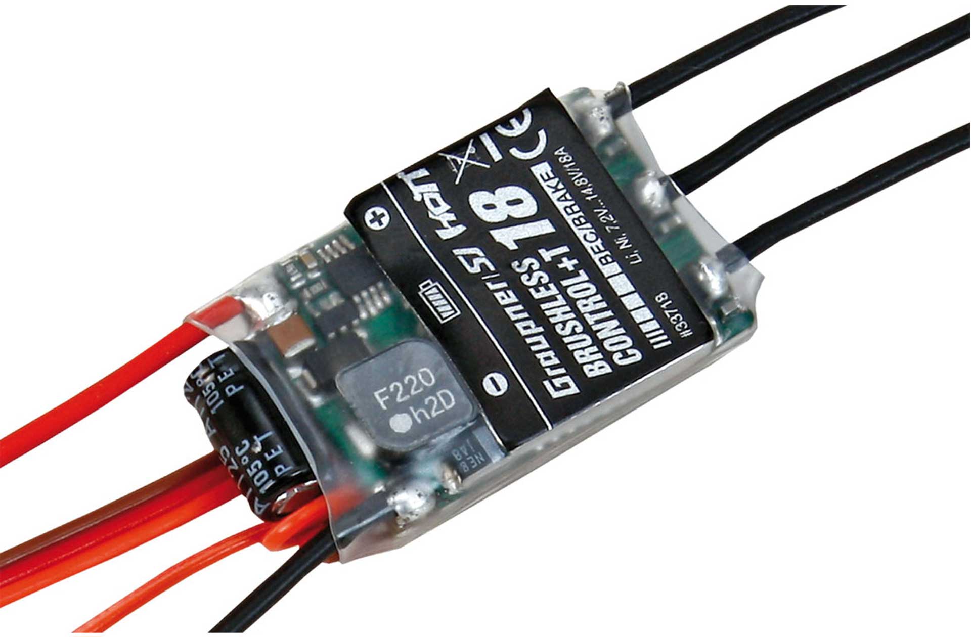 GRAUPNER BRUSHLESS CONTROL+ T 18 BEC JR 2-4S REGLER 33718