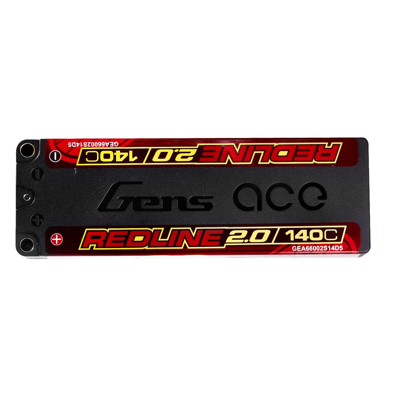 Gens Ace Rotline 2.0 Series 6600mAh 2S1P 7.6V 140C HardCase HV Lipo Akku Pack mit Hardcase 131# GEA66002S14D5