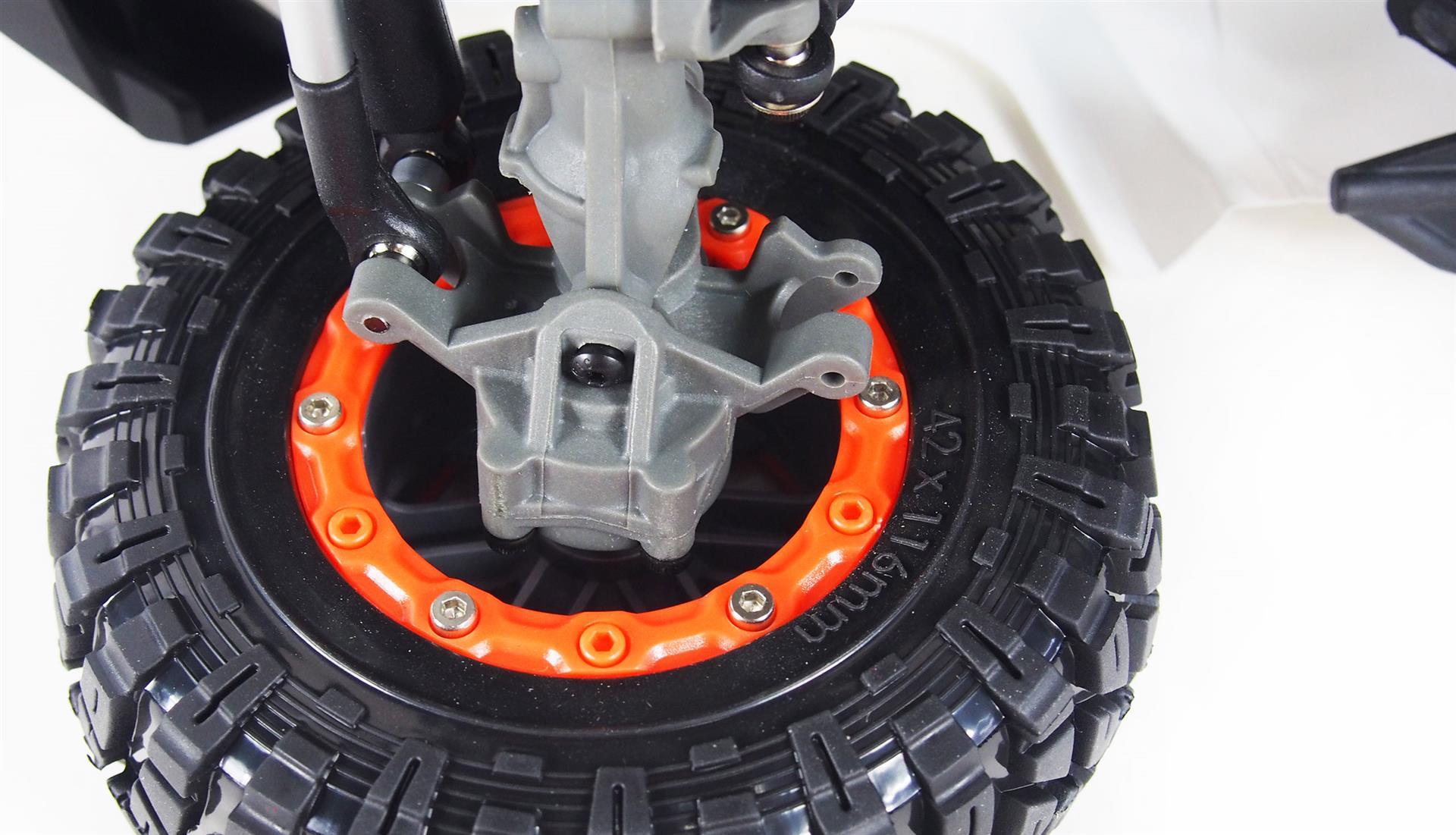 Amewi AMXRock RCX10B Scale Crawler Pick-Up 1:10, RTR grau 22433