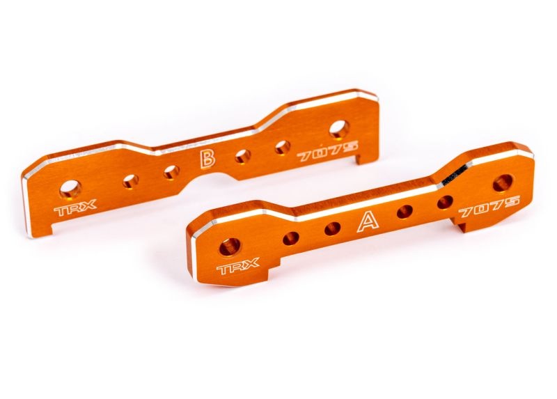 Traxxas Querlenker-Halter vorn 7075-T6 Alu orange eloxiert 9629T