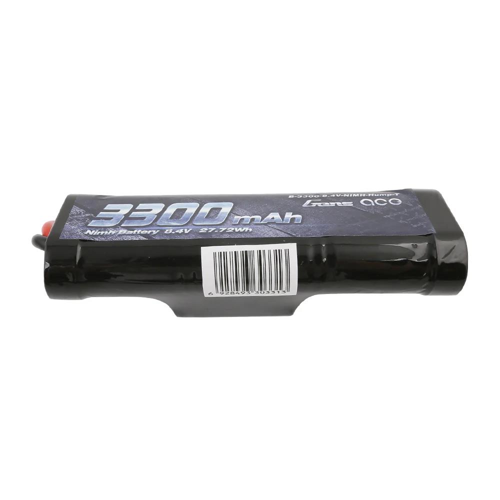 Gens Ace 3300mAh 8.4V 7-Cell NiMH Hump Akku Pack mit T Stecker GEB-3300-8.4V-NIMH-Hump-TRX