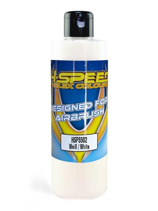 H-SPEED Lexan Airbrush Farbe 200 ml Weiß / White HSPS502