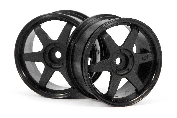 HPI TE37 Felge 26mm schwarz (0mm Offset) 3836