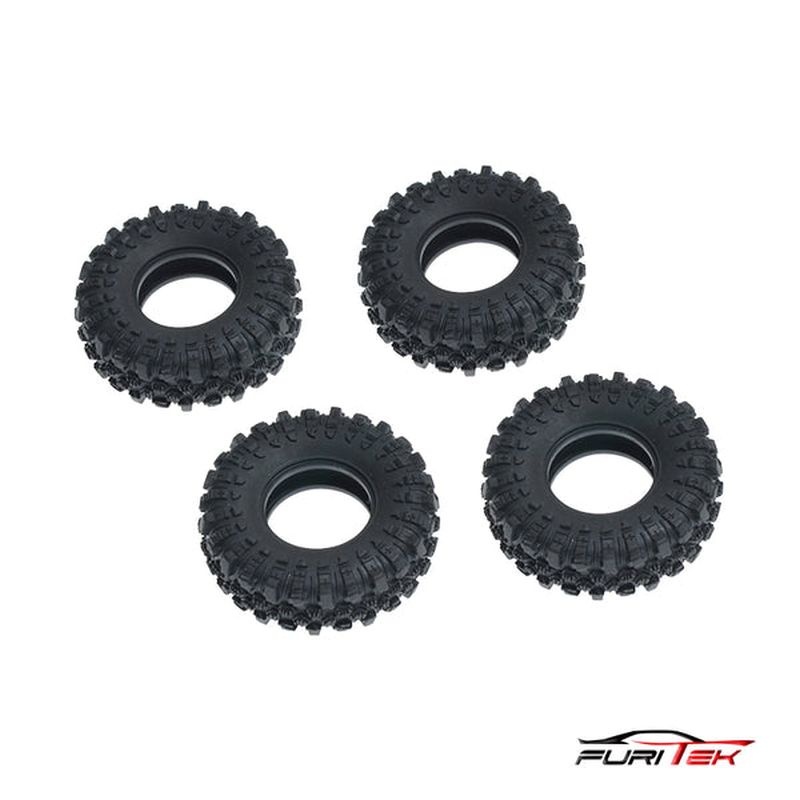 FURITEK Mudder-XL Reifen extra soft (68x22,8mm/ID 33mm) (4) für 1.2 Felgen FUR-2440