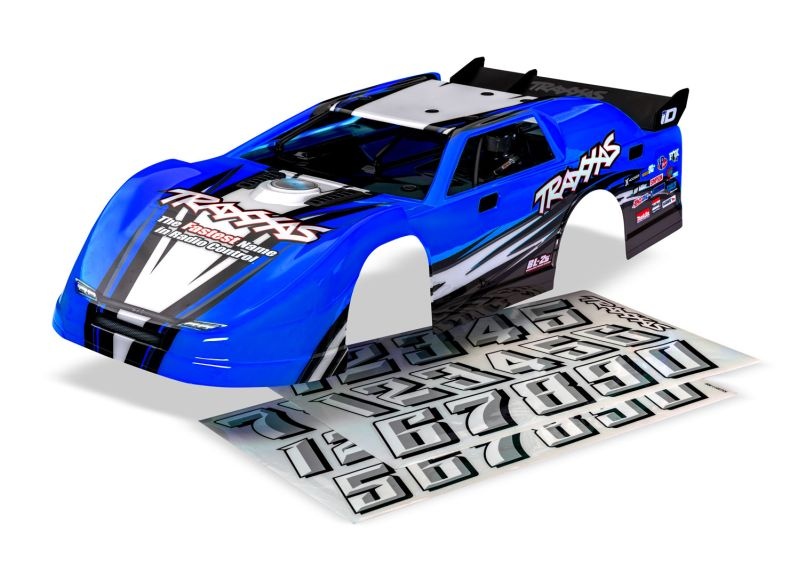 Traxxas Karosserie Slash Late Model komplett blau 10423-BLUE