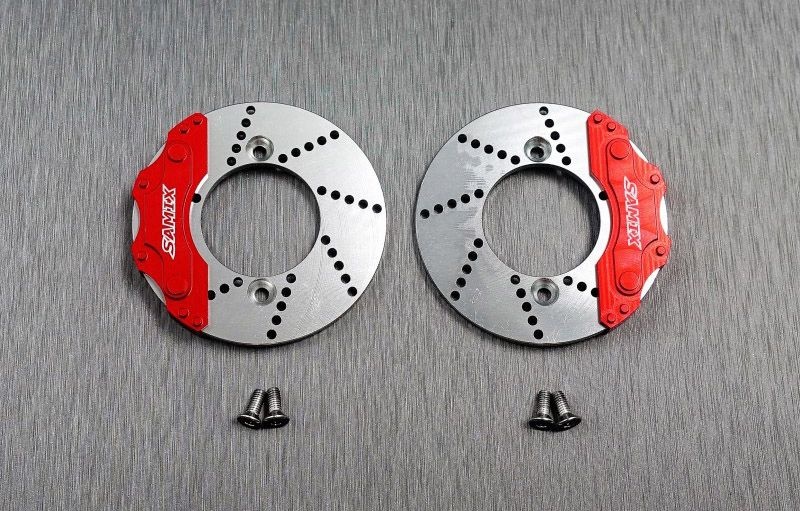SAMIX scale brake rotor and caplier set (for brass knuckle only) für SCX-6 SCX6-6412