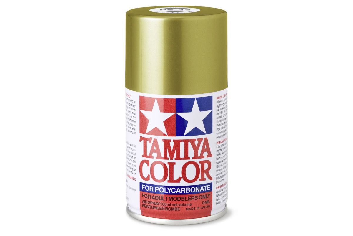 Tamiya Color Lexan Spray Farbe PS-13 Gold PS13 Gold 100ml 300086013