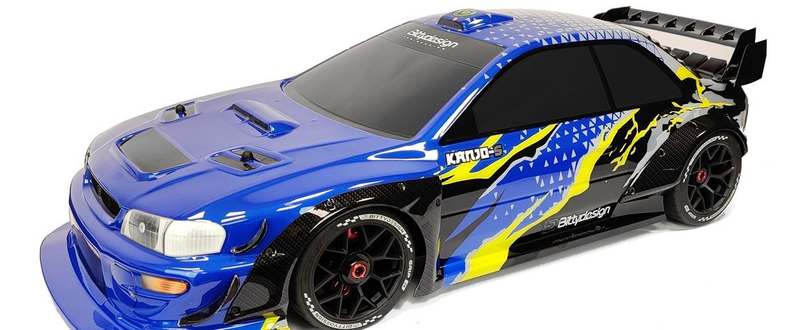 Bittydesign KANJO-S 1/7 lackierte Karosserie for ARRMA Infraction/Limitless, ausgeschnitten, 1.5mm AR7-KJS-PP