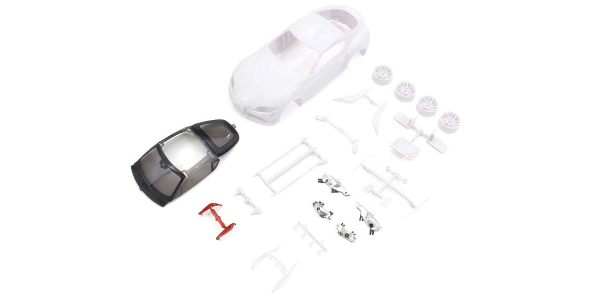 Kyosho Karosserie Toyota GR Supra Mini-Z + Felgen 4WD Ohne Lackierung MZN202 - Abbildung 1