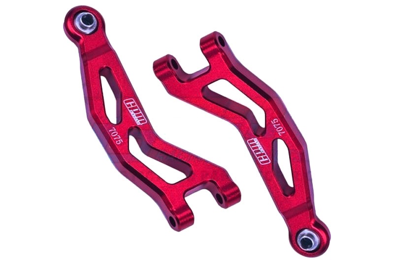 GPM Querlenker 7075-T6 Aluminium vorne oben rot (2) für ARRMA 1/18 Granite 4WD MGG054R