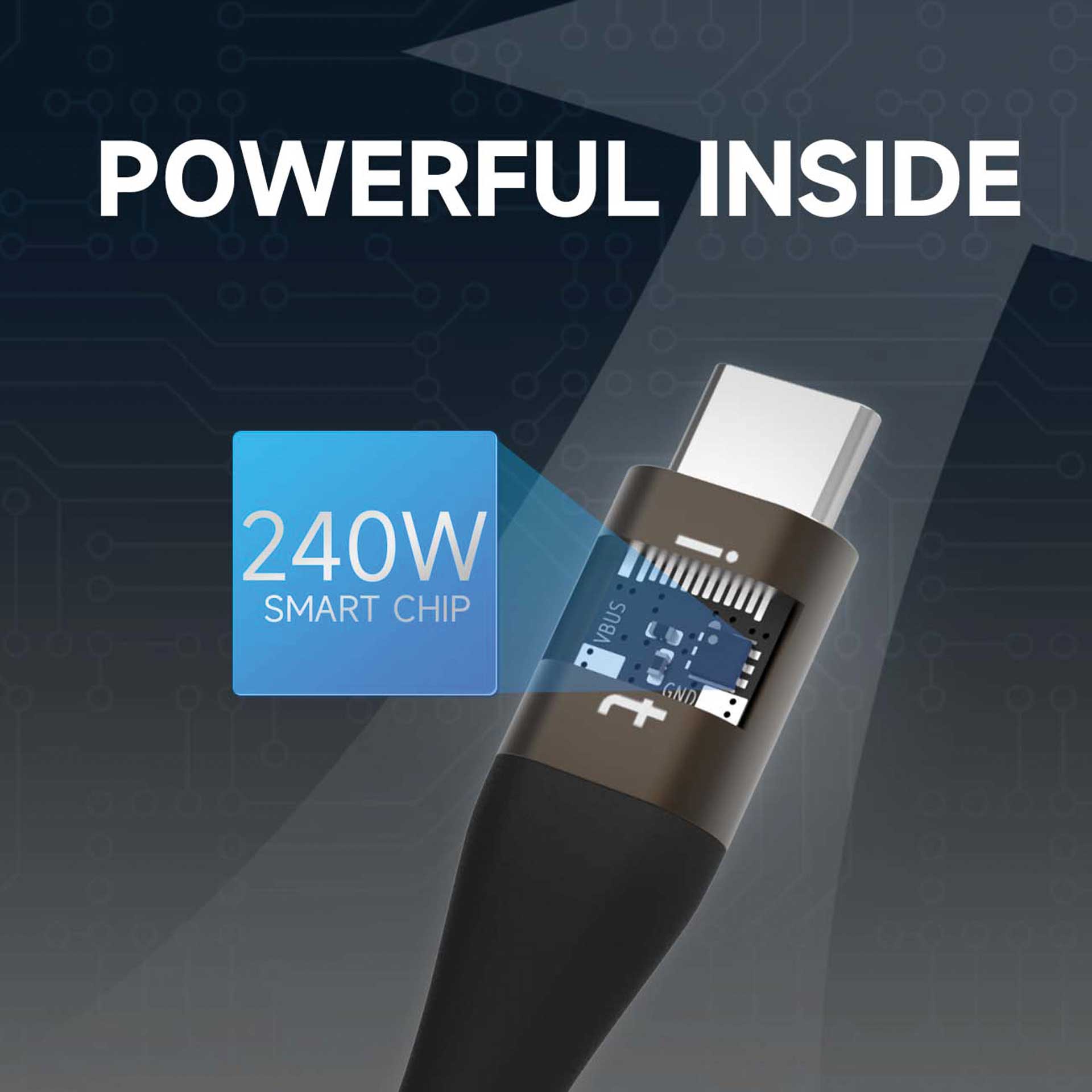 ISDT USB-C Schnell-Ladekabel 240W 2m USB-C zu USB-C USB-C-2m