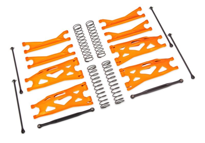 Traxxas Wide-X-Maxx-Kit orange Querlenker, Spurstangen, Wellen +Fed 7895T