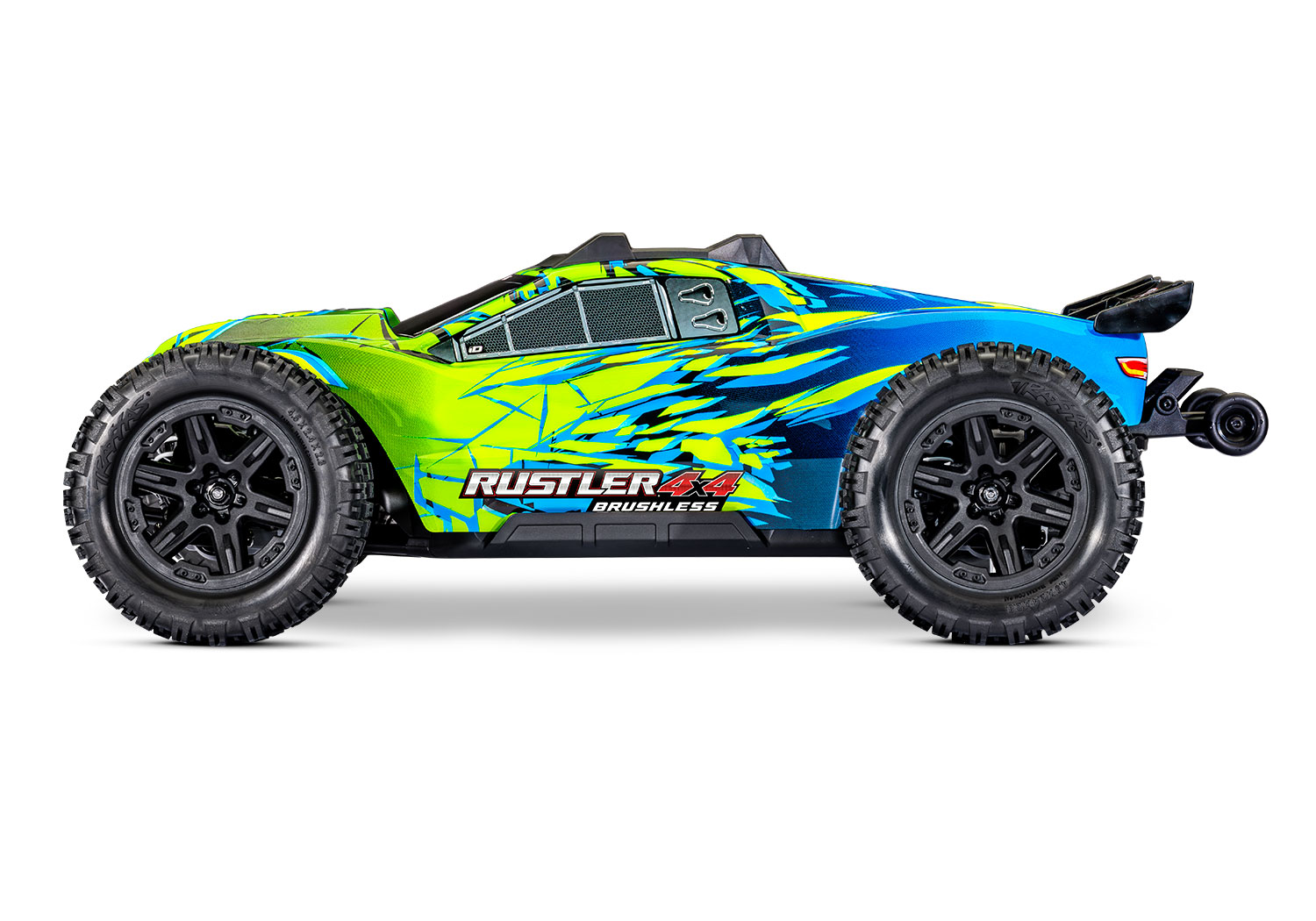 Traxxas Rustler 4x4 VX3 Brushless Stadium Truck Grün 67464-4 - Abbildung 4