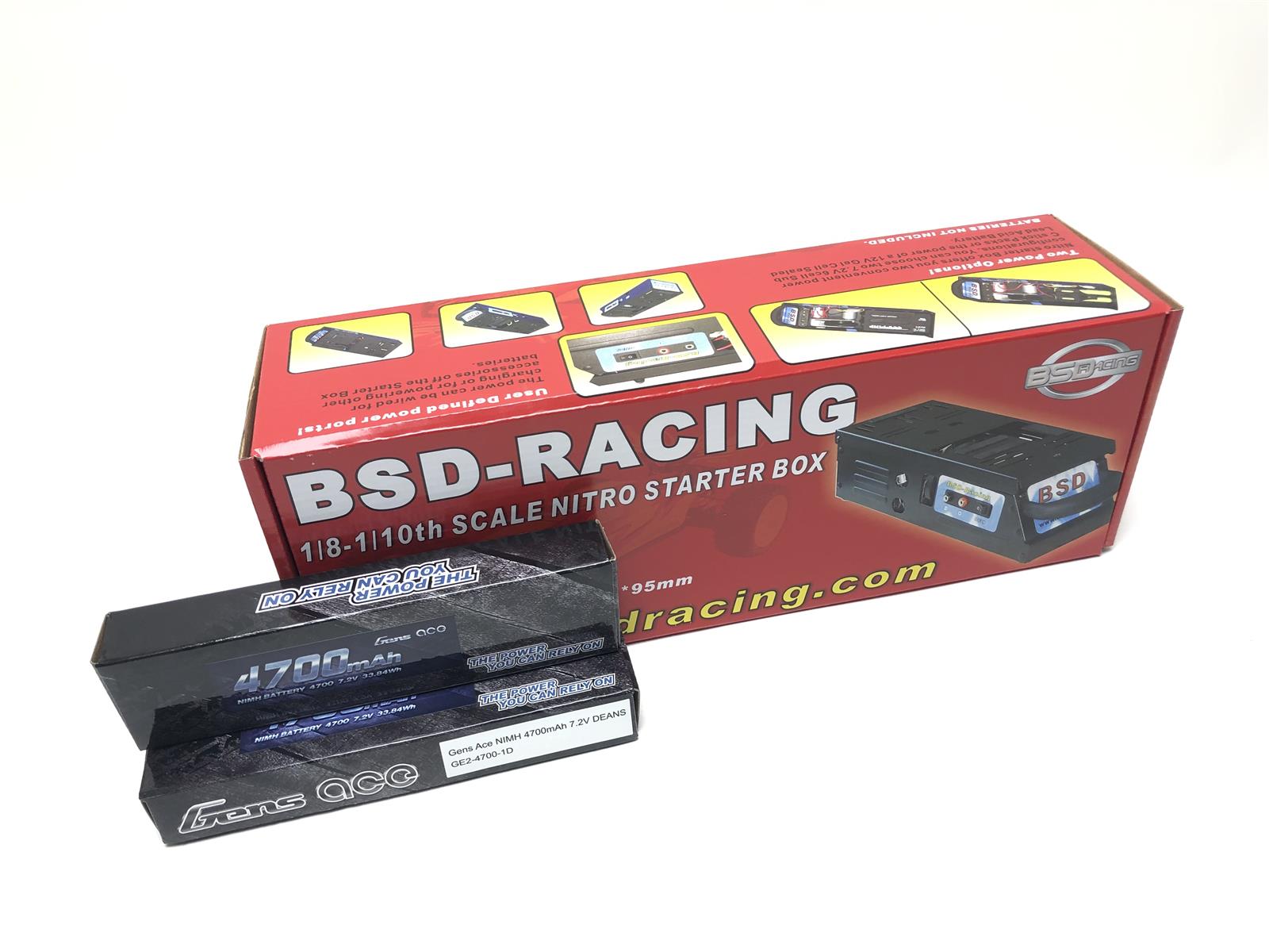 Kyosho COMBO B7060 Starter Box + 2x GE2-4700-1D B7060-NIMH