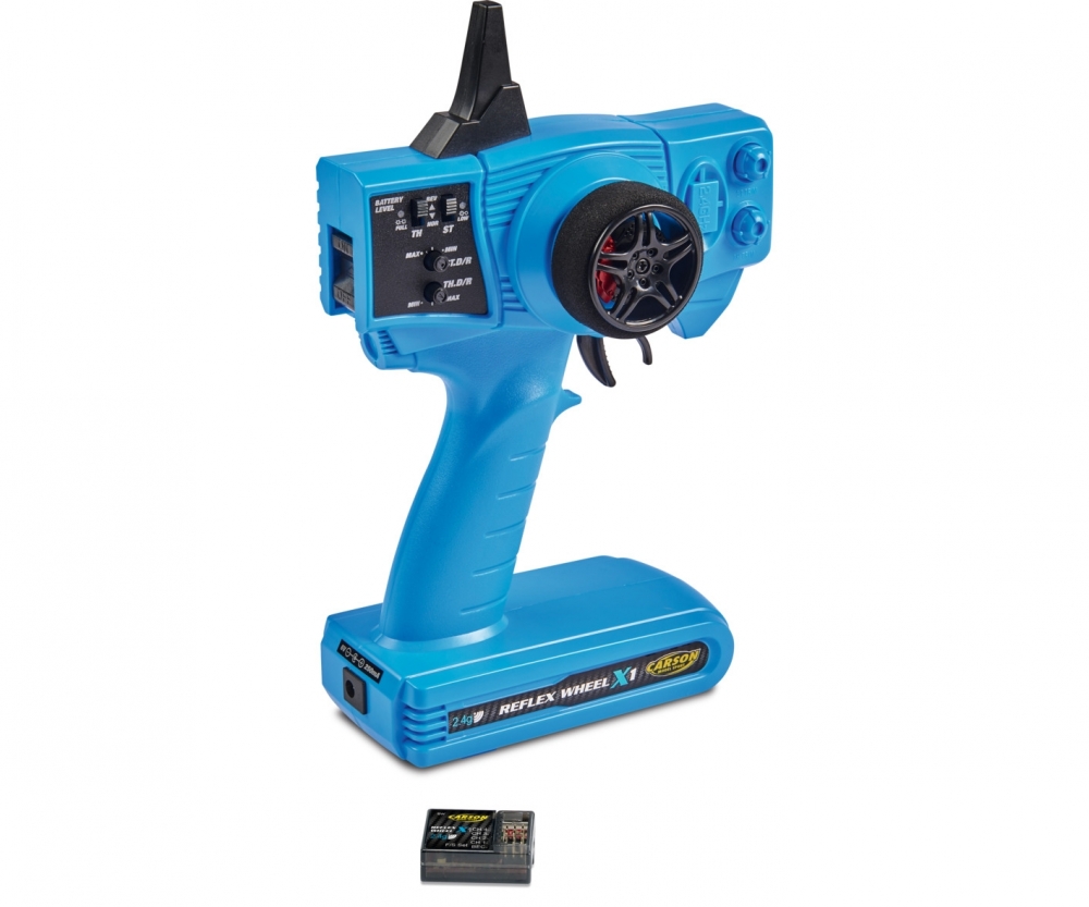 Carson 00058 FS Reflex X1 2-Kanal 2.4G Blue Version 500500058