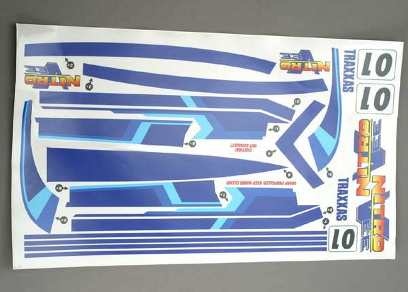 Traxxas DECAL SET (NITRO VEE) 3514
