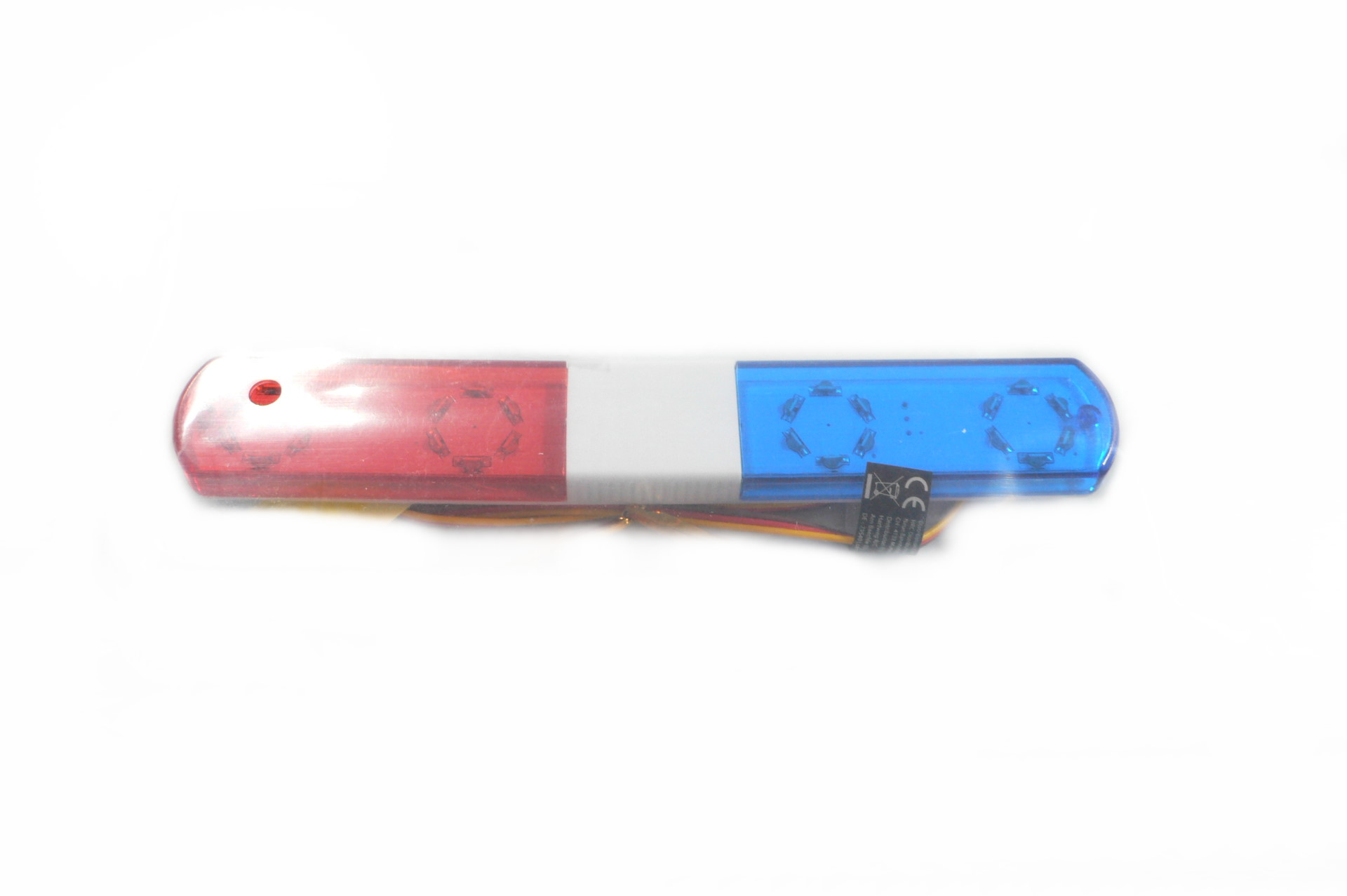 HRC Dachleuchten V3 flach Blau/Rot Police LED Lichtset wide 1/10 1/8 JR Stecker HRC8733WU