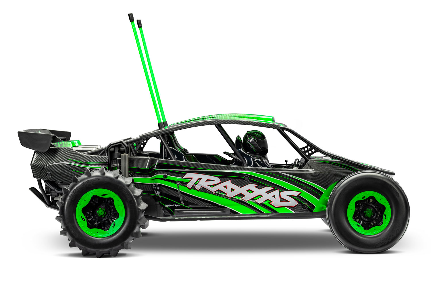 Traxxas FUNCO RWD 8S VXL 1/6 Sand Car Grün RTR Brushless o. Akku & Lader 109076-4 - Abbildung 4