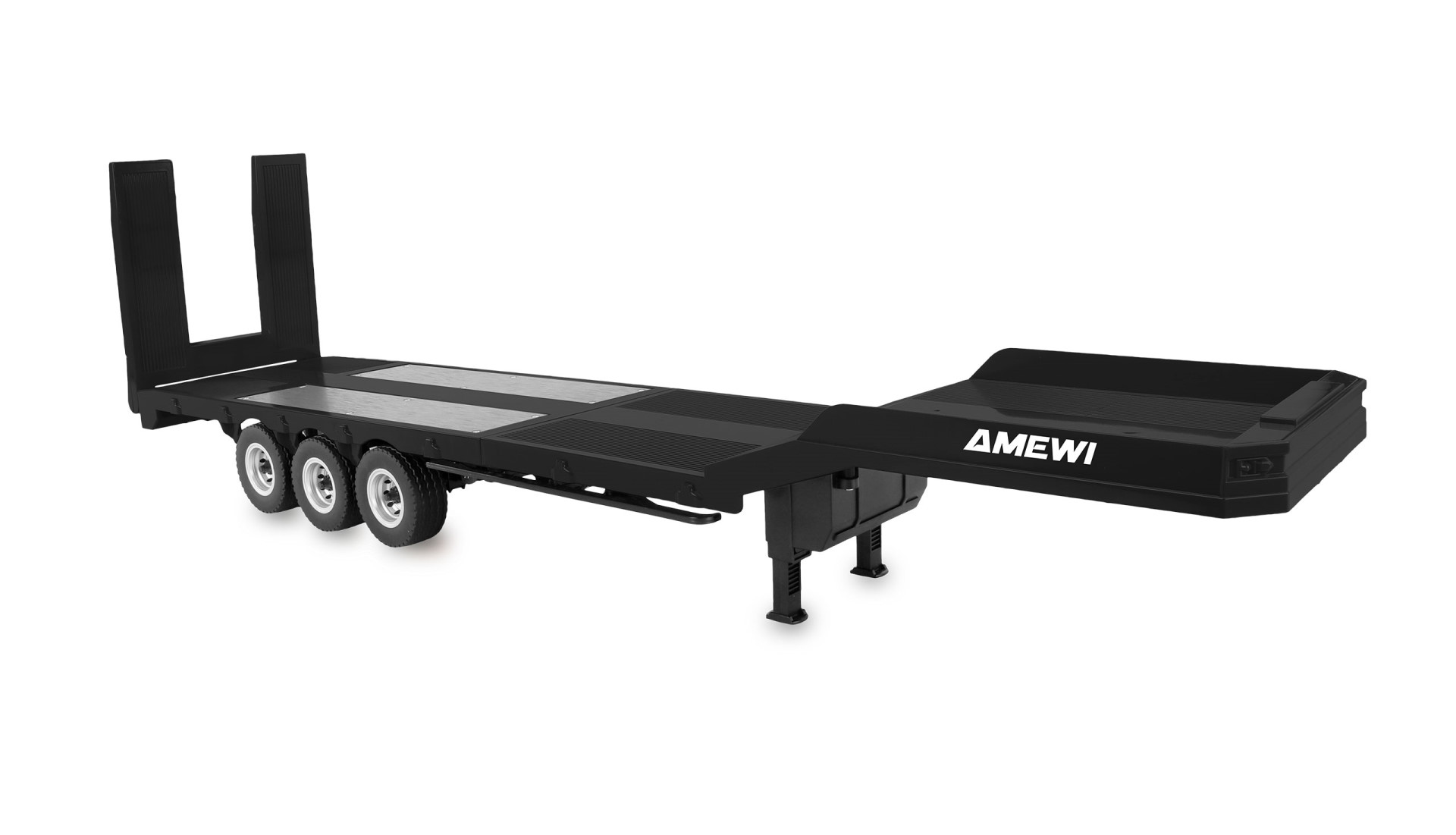 Amewi Tieflader-Sattelauflieger Dreiachser für Scania 1:18 schwarz 22761 - Abbildung 5