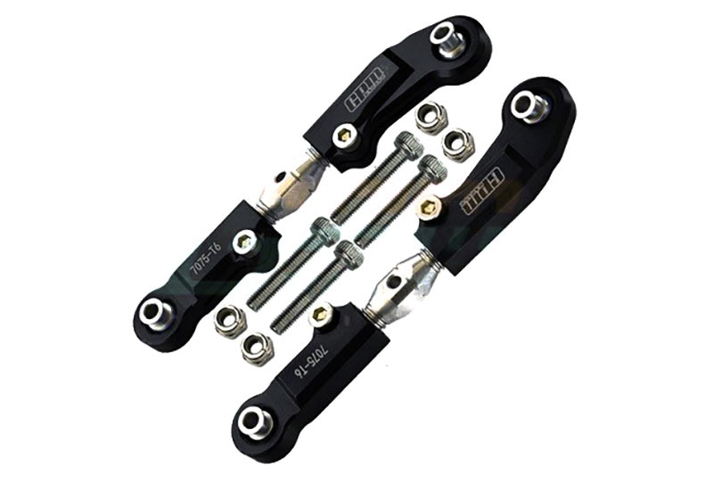 GPM Edelstahl Lenkstange mit Alu-Kugelpfannen schwarz ARRMA Limitless, Infraction, Typhon 6s MAF162SNBK