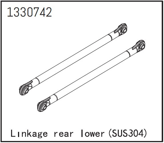 Absima Linkset hinten/unten - BronX 1330742