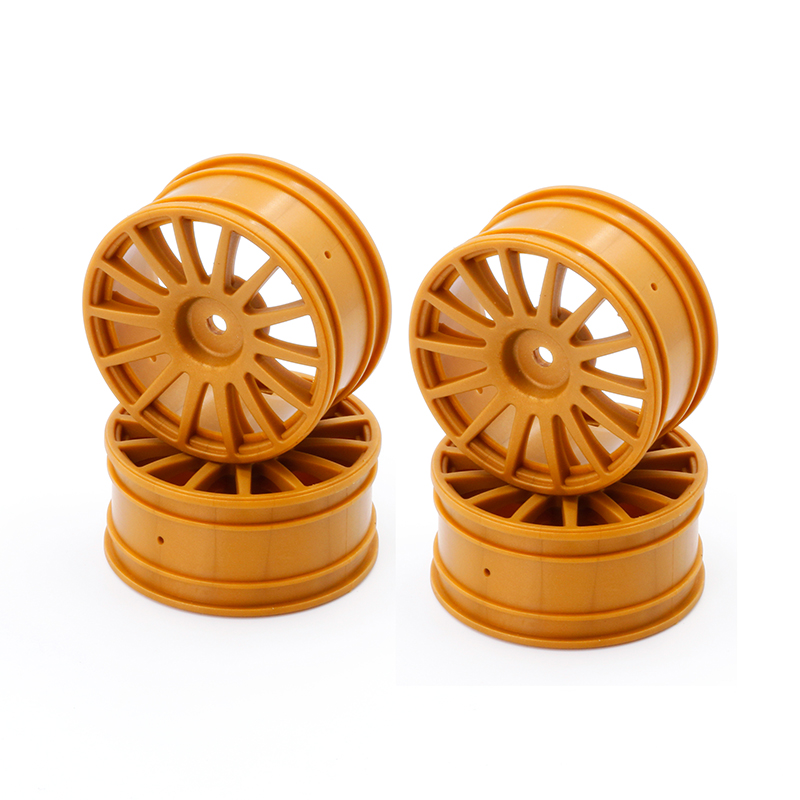 LC Racing Felgen Gold 25mm 14 Speichen (12mm) 4 Stück LC8052