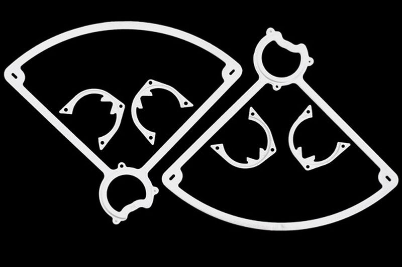 RPM Propeller-Guards vorn weiß, färbbar (2) Dromida Vista & Ominus 72071 - Abbildung 1
