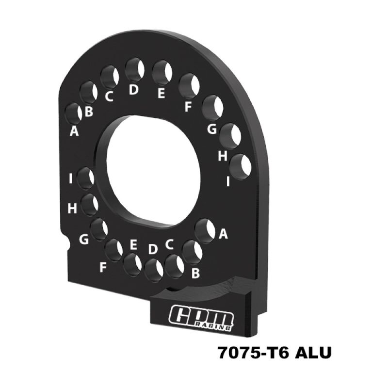 GPM Alu Motorplatte verstärkt schwarz TRX MiniMaxx TXMM018BK - Abbildung 1