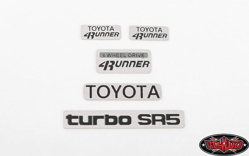 RC4WD RC4WD 1985 Toyota 4Runner Emblem Set Z-S1926