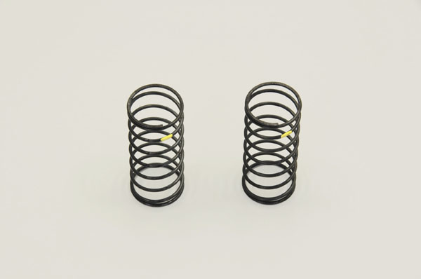Kyosho FEDERN BIG BORE (HART) - GELB (2), GROESSE S W5303V XGS005