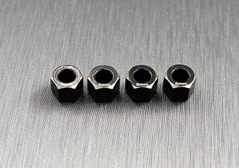 SAMIX Sechskant-Radmitnehmer Messing 6mm (4) für FMS FCX24 FCX24-4063-6