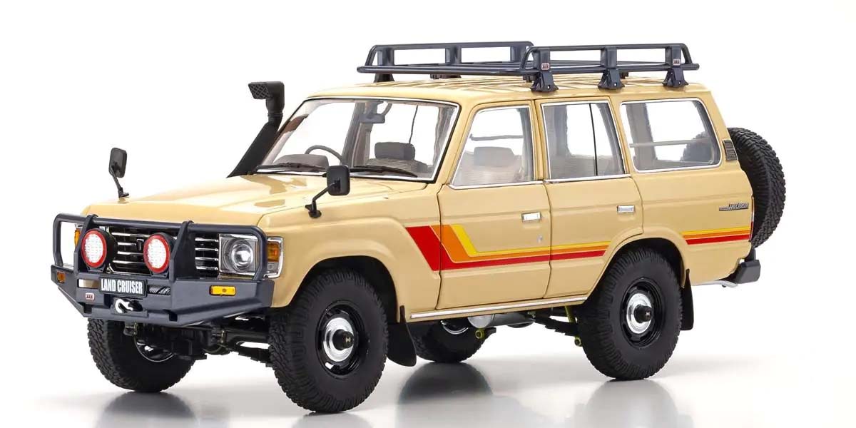 Kyosho 1:18 Toyota Land Cruiser 60 1980 Beige 08956XBE